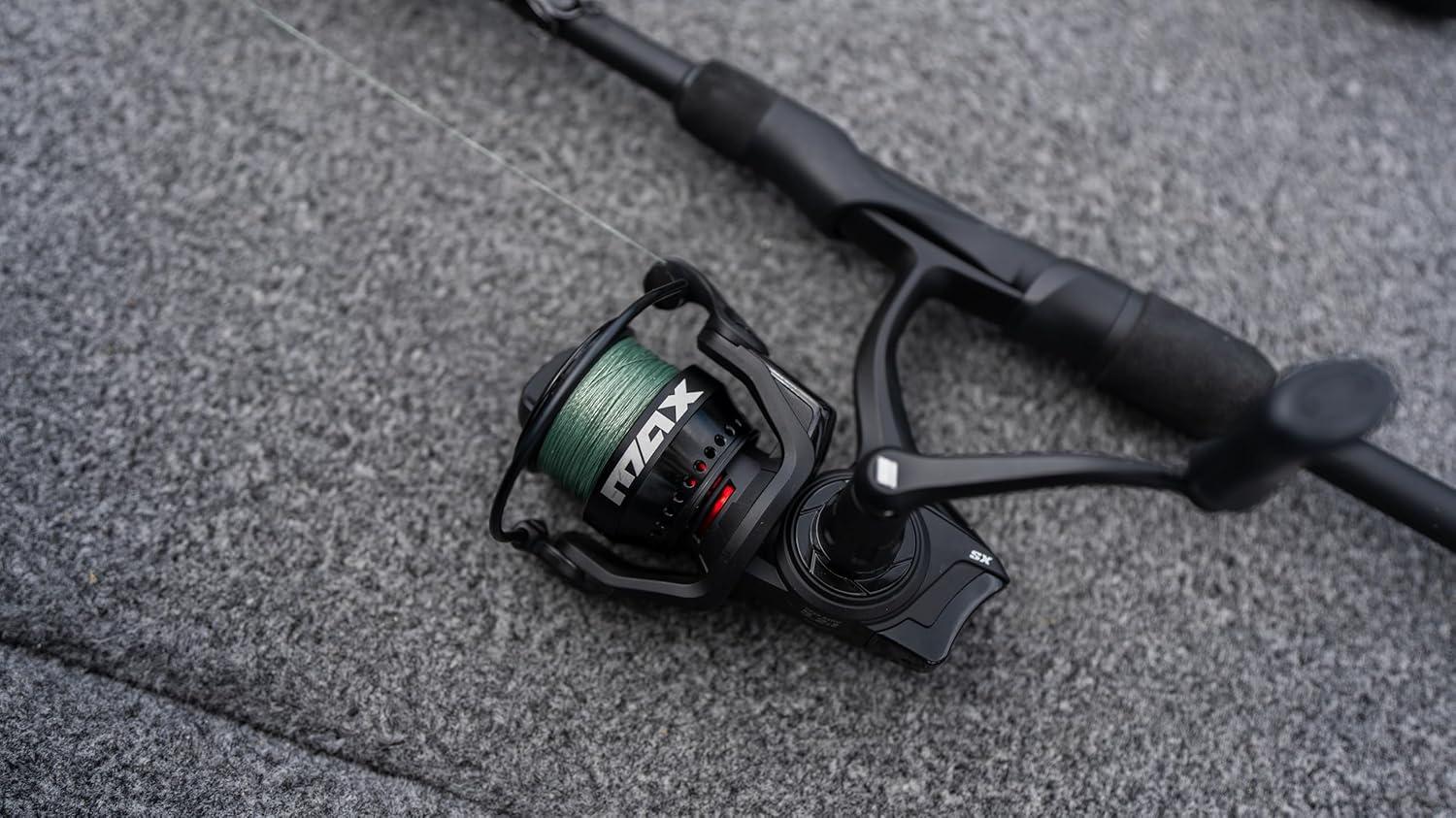 image:imageAbu Garcia Max SX Spinning Reel and Fishing Rod Combo3000 Size Reel 7 Medium 4pc