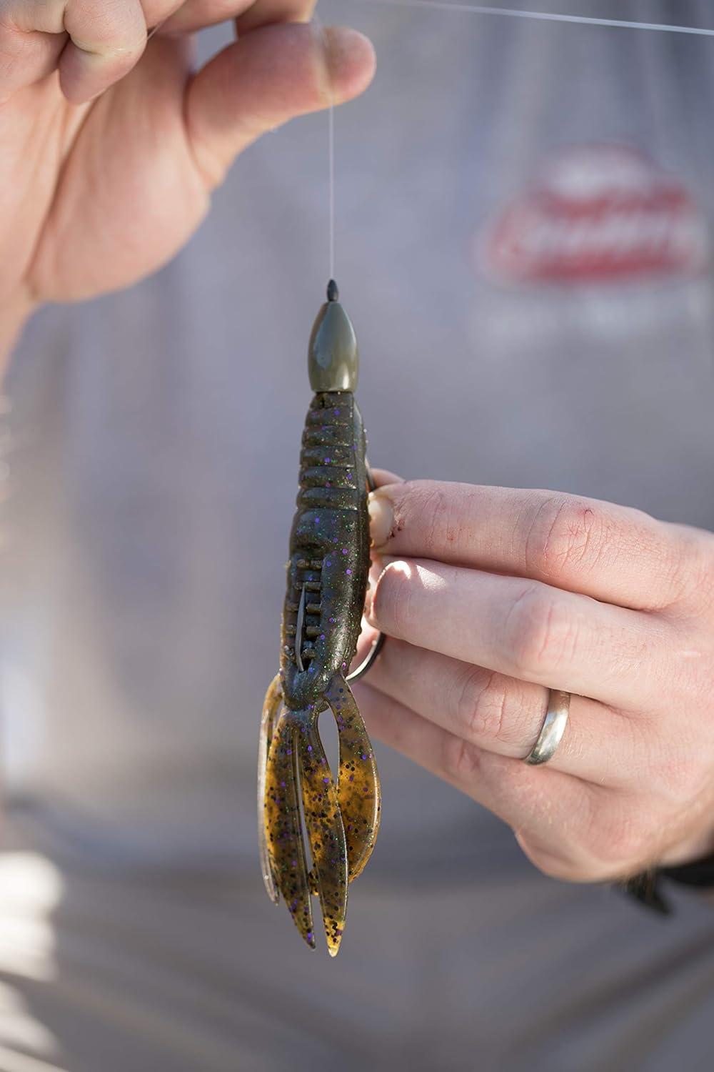 image:imageBerkley PowerBait Pit Boss Fishing Soft BaitGreen Pumpkin Purple Fleck
