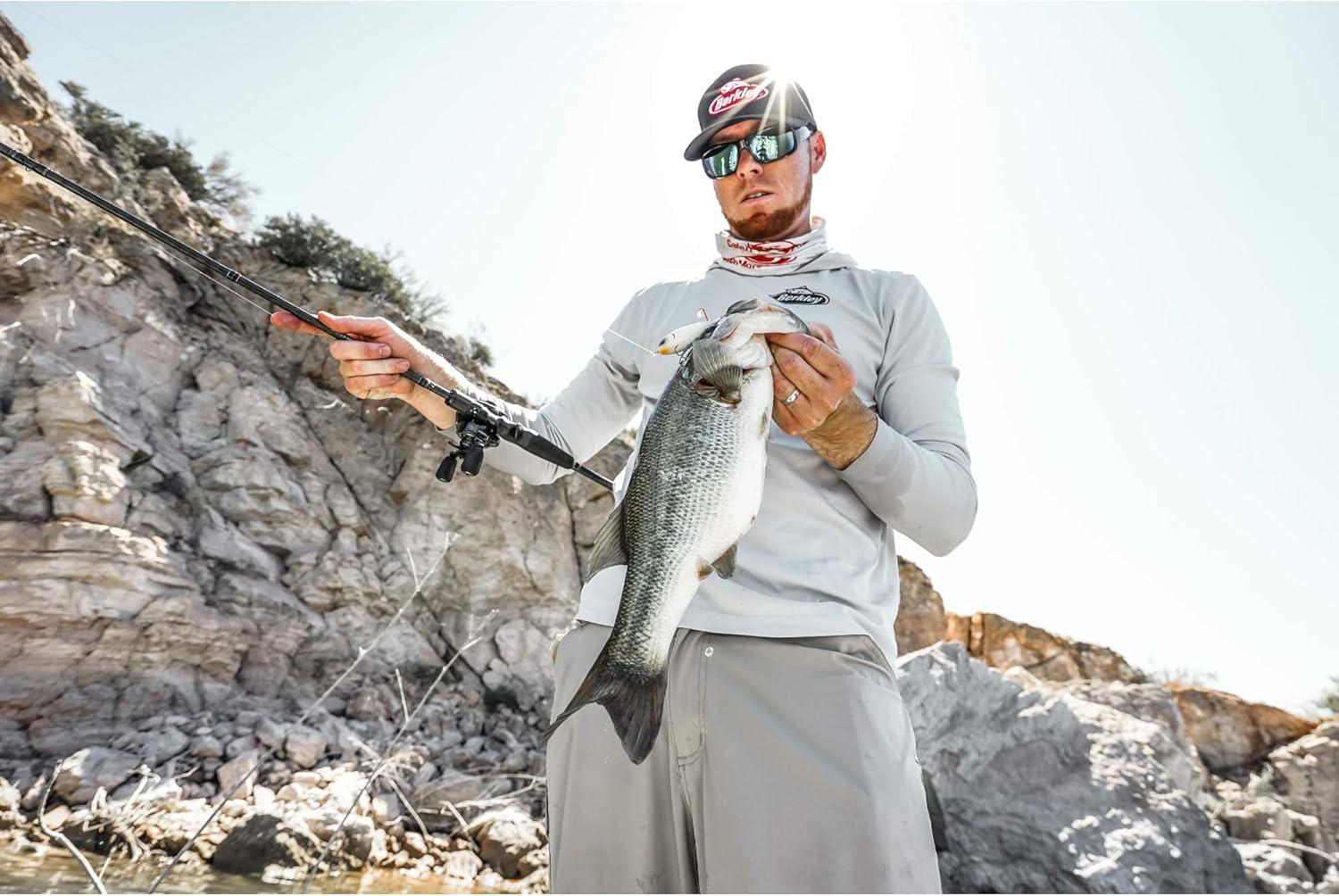 image:imageBerkley Shock Casting Rod 1 Piece Composite Medium Heavy Power Fishing Rod for Freshwater or Saltwater Fishing Shock Absorbing Tip7 0 Medium Heavy 1pcs