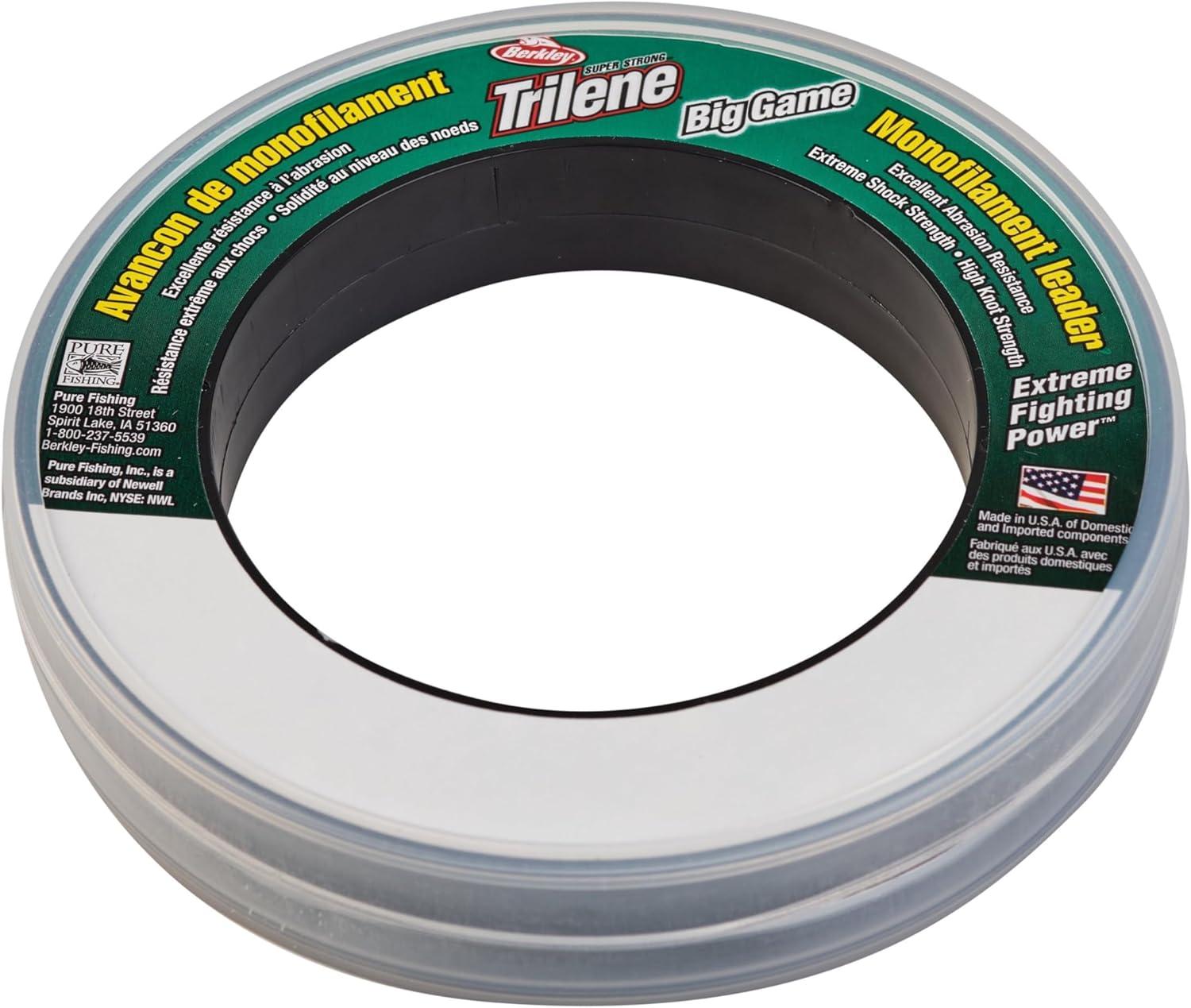 image:imageBerkley Trilene Big Game Monofilament Fishing LineClear Mono Leader