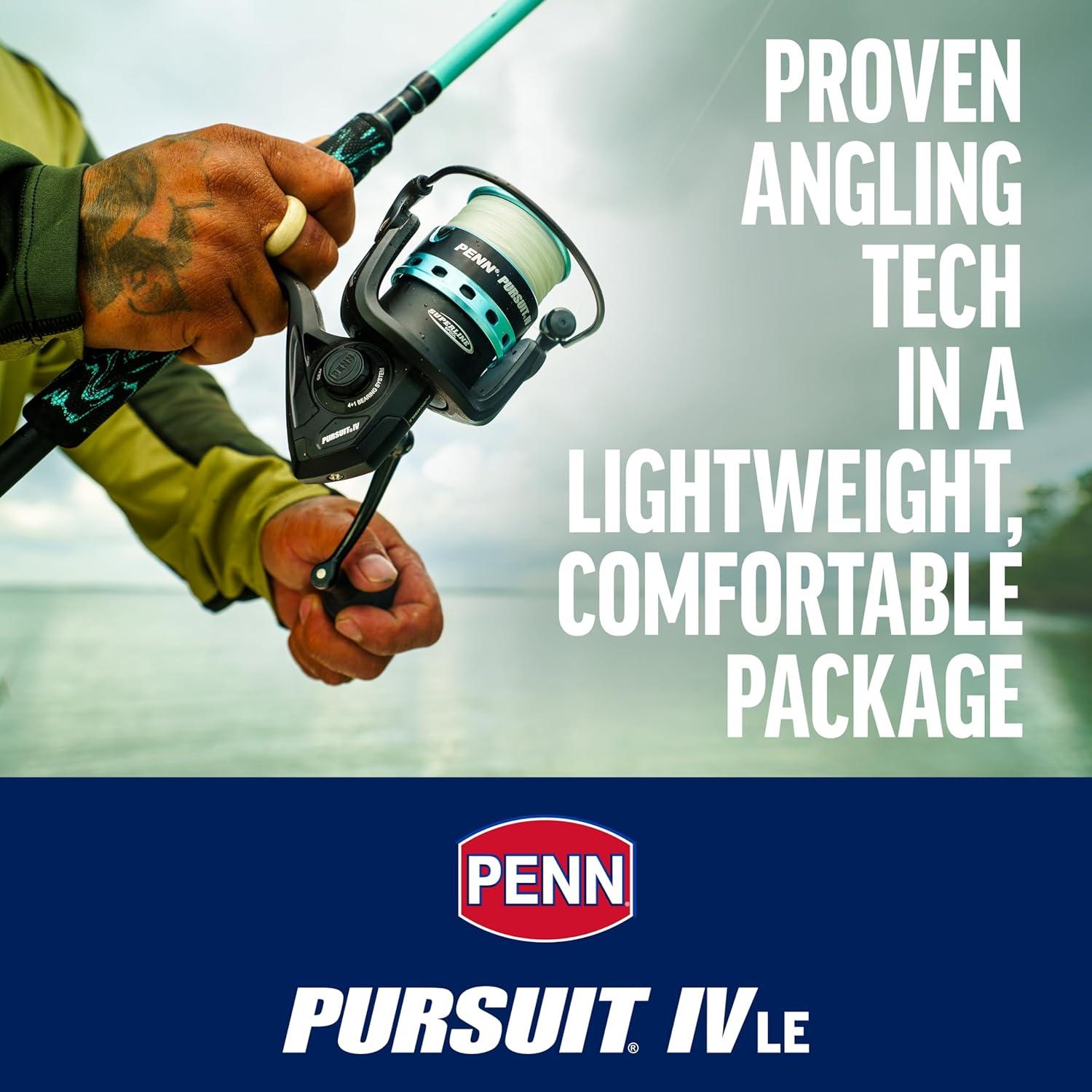 image:imagePENN Pursuit III amp Pursuit IV Spinning Reel and Fishing Rod Combo2500 Size Reel 7 Medium Light 1pc