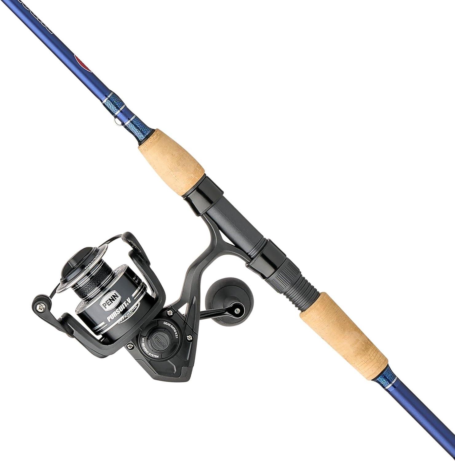 image:imagePENN Pursuit III amp Pursuit IV Spinning Reel and Fishing Rod Combo4000 Size Reel 7 Medium 1pc