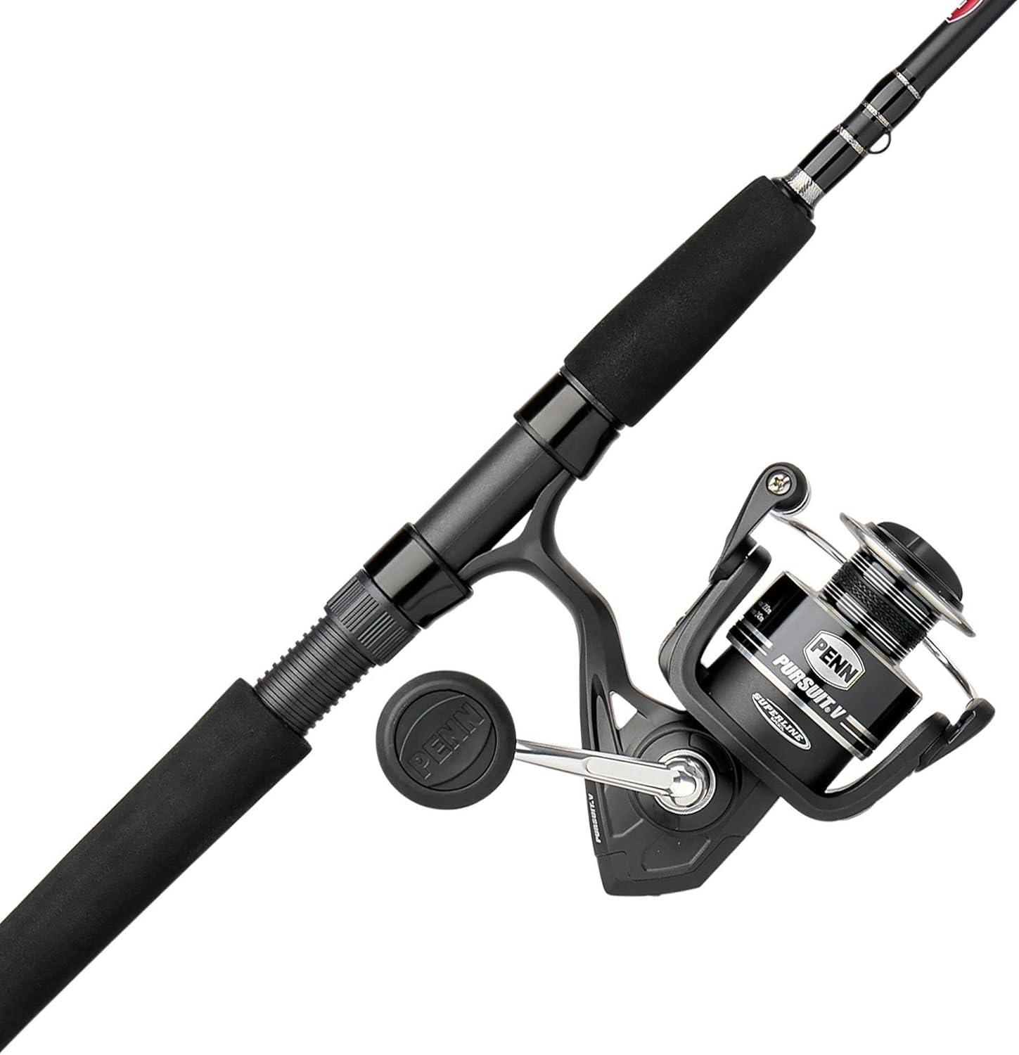 image:imagePENN Pursuit III amp Pursuit IV Spinning Reel and Fishing Rod Combo4000 Size Reel 7 Medium 3pc