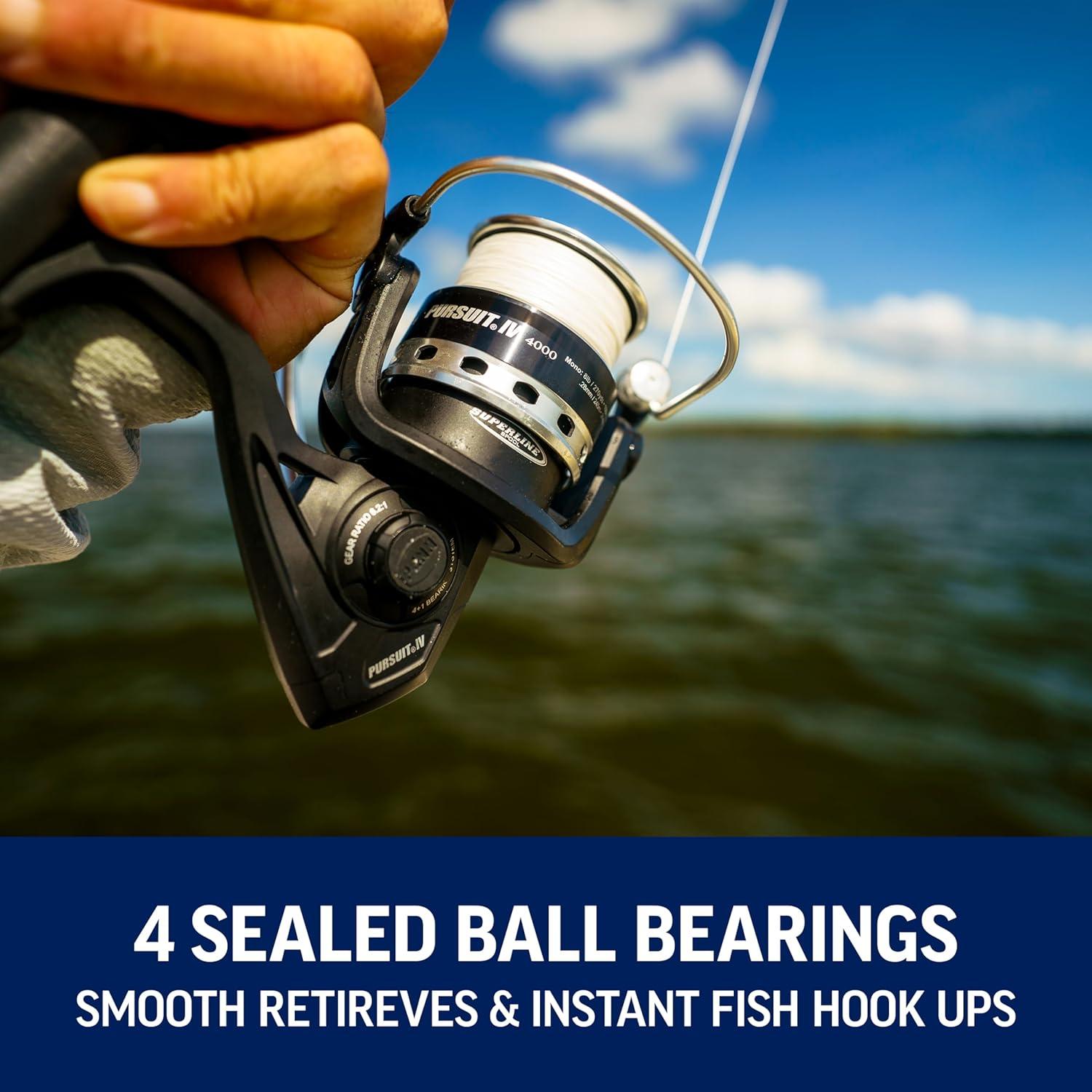 image:imagePENN Pursuit III amp Pursuit IV Spinning Reel and Fishing Rod Combo5000 Size Reel 7 Medium Heavy 1pc