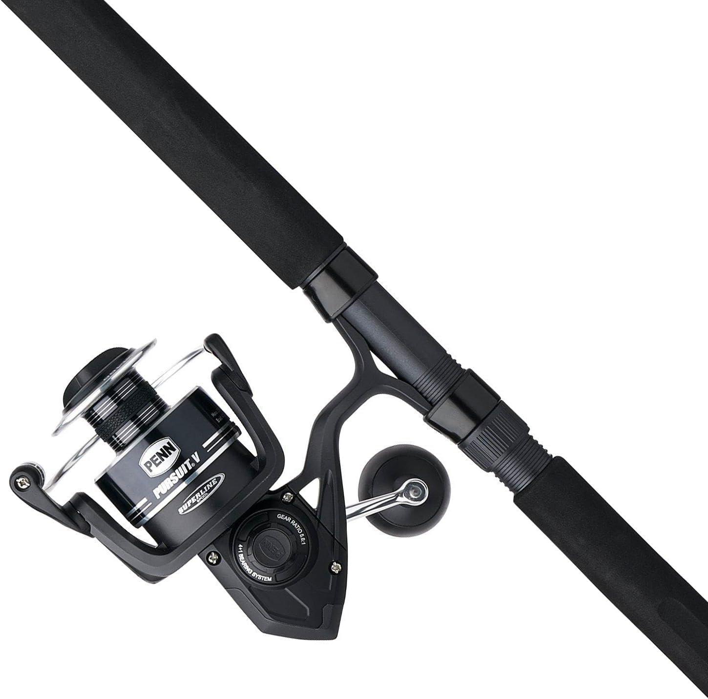 image:imagePENN Pursuit III amp Pursuit IV Spinning Reel and Fishing Rod Combo6000 Size Reel 66 Medium Heavy 1pc