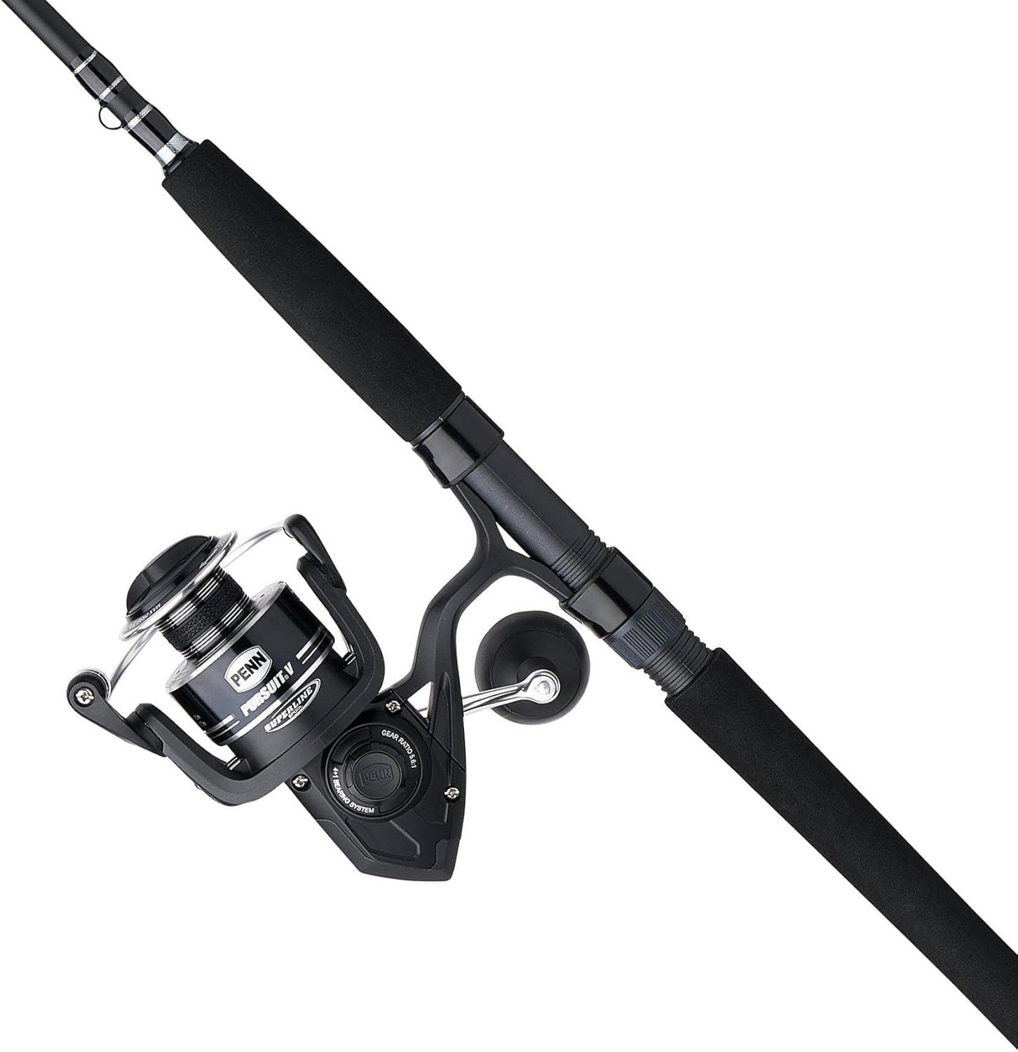 image:imagePENN Pursuit III amp Pursuit IV Spinning Reel and Fishing Rod Combo6000 Size Reel 7 Medium Heavy 1pc