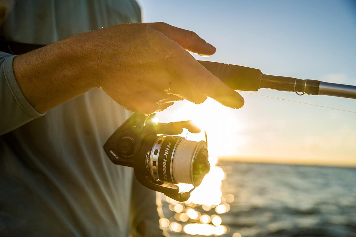 image:imagePENN Pursuit III amp Pursuit IV Spinning Reel and Fishing Rod Combo6000 Size Reel 7 Medium Heavy 3pc