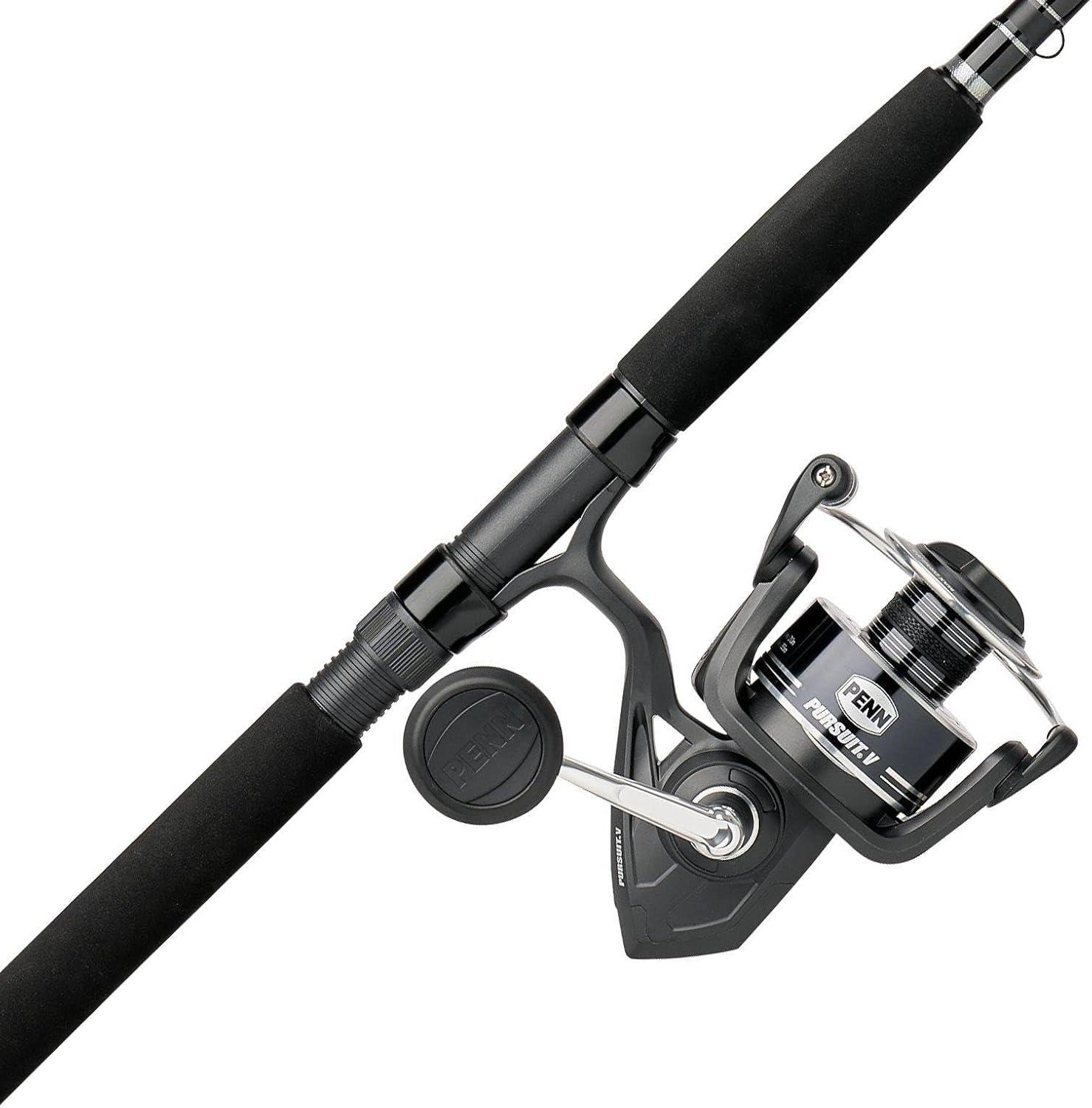 image:imagePENN Pursuit III amp Pursuit IV Spinning Reel and Fishing Rod Combo6000 Size Reel 7 Medium Heavy 3pc
