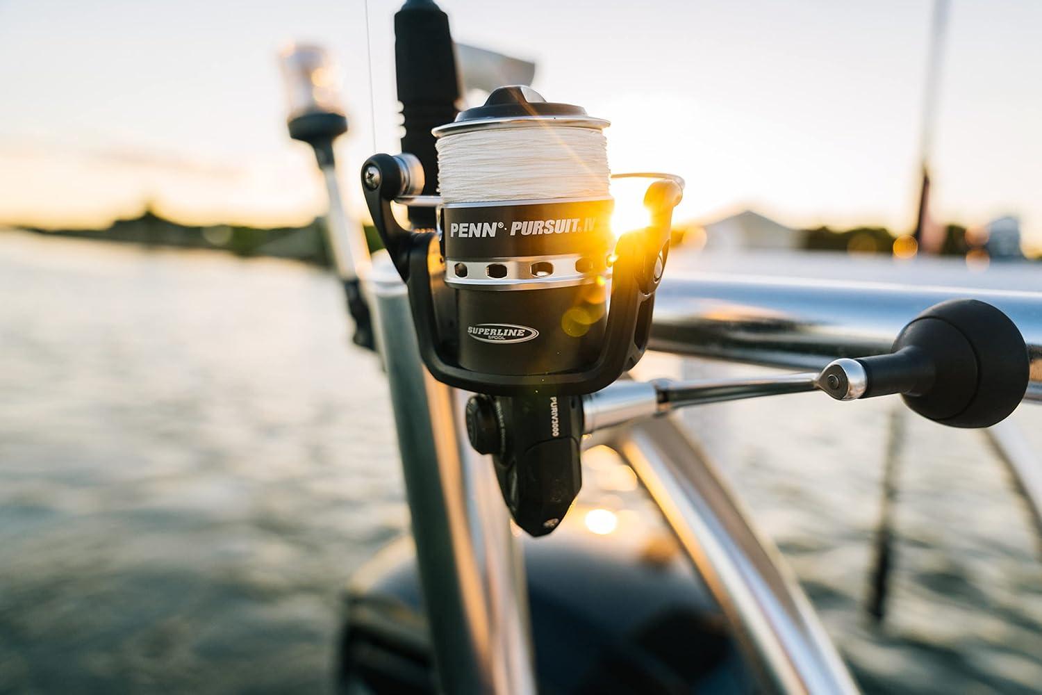 image:imagePENN Pursuit III amp Pursuit IV Spinning Reel and Fishing Rod Combo8000 Size Reel 7 Heavy 1pc