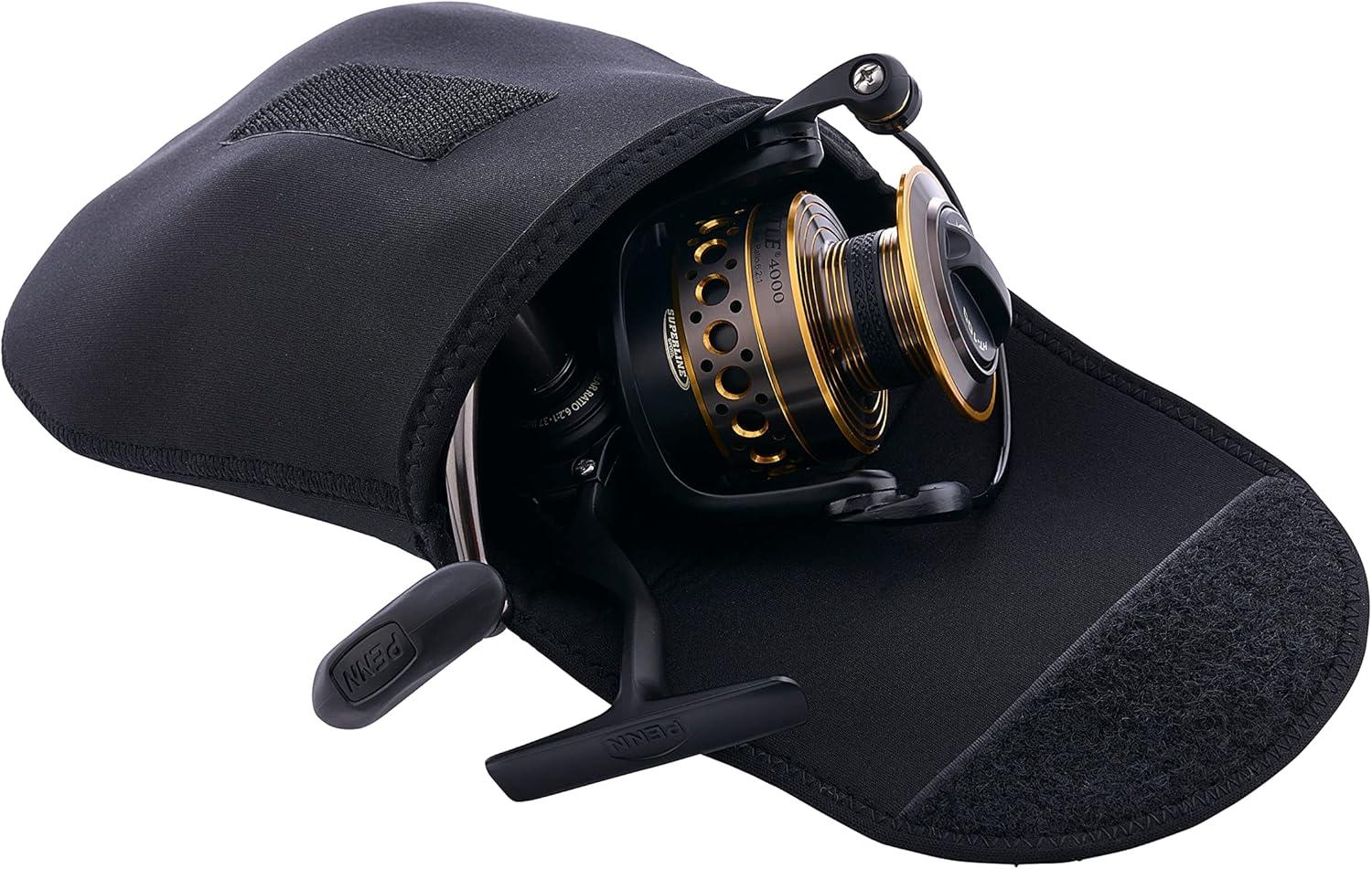 image:imagePenn Battle Spinning Reel Kit Size 5000 Includes Reel Cover and Spare Anodized Aluminum Spool RightLeft Handle Position HT100 Front Drag SystemBattle Reel Kit