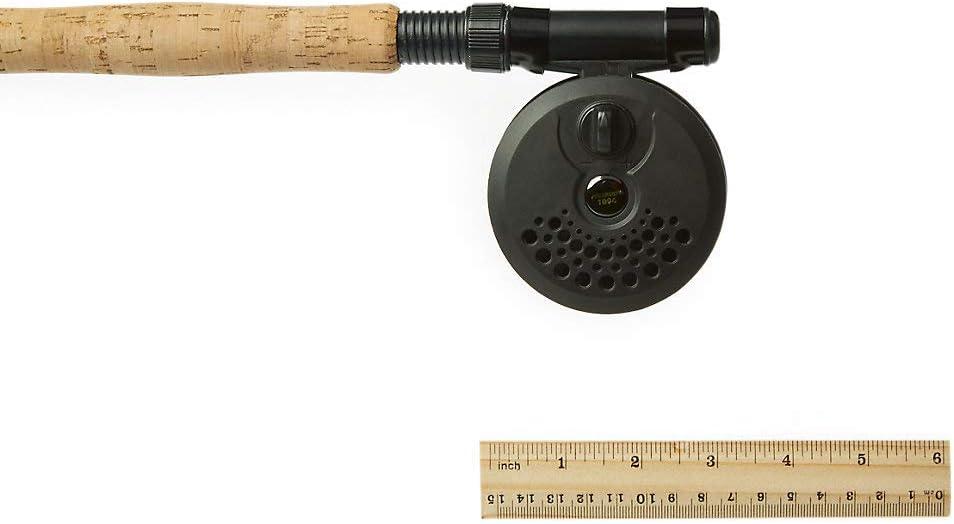 image:imagePflueger 8 Fly Kit Rod and Reel Combo 3Piece Graphite Rod Size 44322 Reel Lightweight and CorrosionResistant RightLeft Handle Position