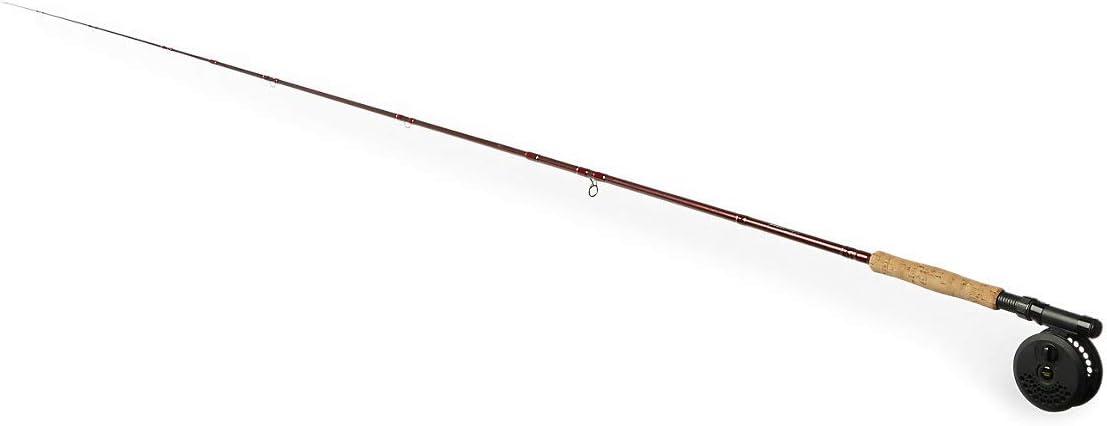 image:imagePflueger 8 Fly Kit Rod and Reel Combo 3Piece Graphite Rod Size 44322 Reel Lightweight and CorrosionResistant RightLeft Handle Position