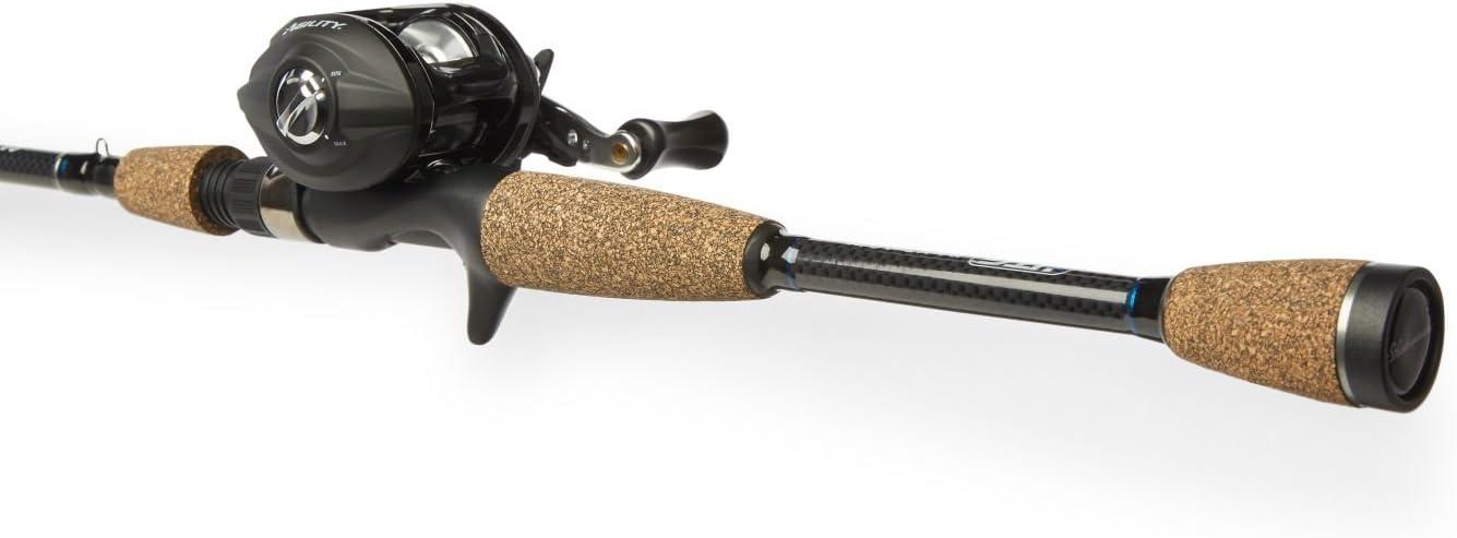 image:imageShakespeare Agility Low Profile Baitcast Reel and Fishing Rod Combo2021 Model