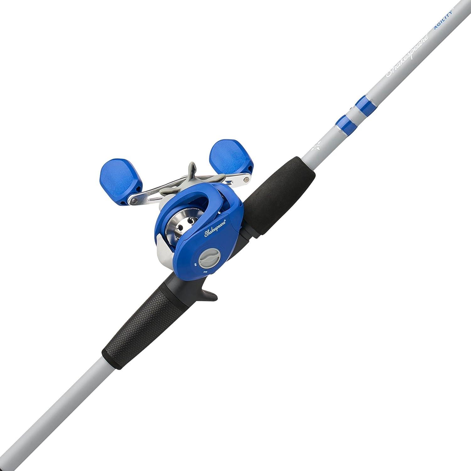 image:imageShakespeare Agility Low Profile Baitcast Reel and Fishing Rod ComboNew Model