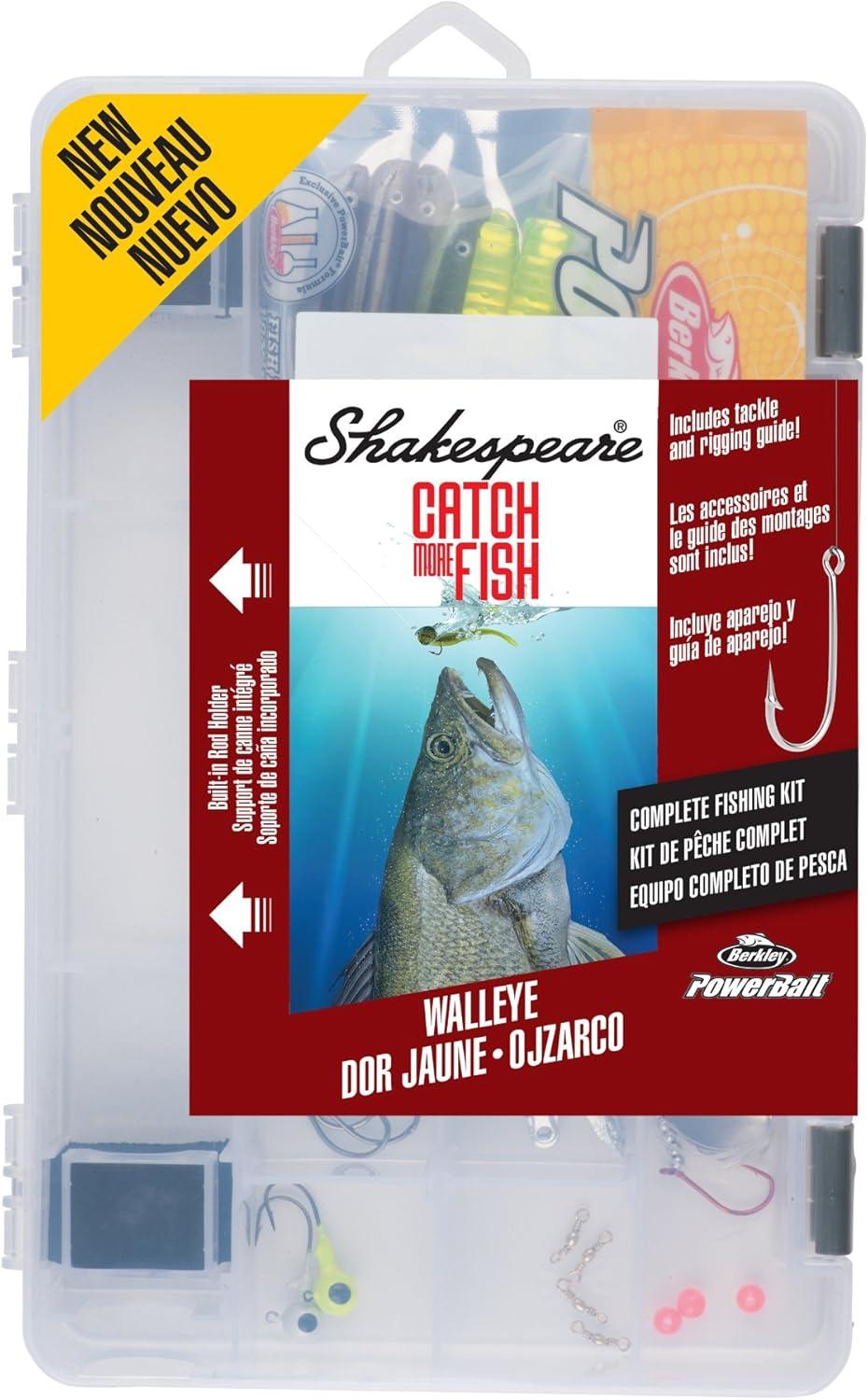 image:imageShakespeare Catch More Fish Fishing Tackle KitWalleye