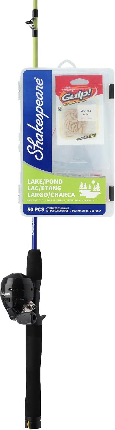 image:imageShakespeare Catch More Fish Spincast Reel and Fishing Rod Combo with KitLakePond Yellow