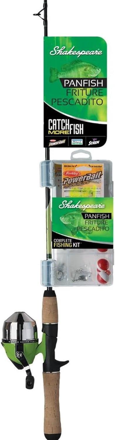 image:imageShakespeare Catch More Fish Spincast Reel and Fishing Rod Combo with KitPanfish