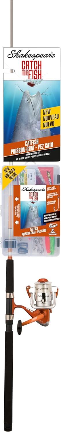image:imageShakespeare Catch More Fish Spinning Reel and Fishing Rod Combo with KitCatfish