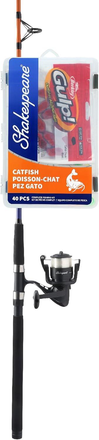 image:imageShakespeare Catch More Fish Spinning Reel and Fishing Rod Combo with KitCatfish