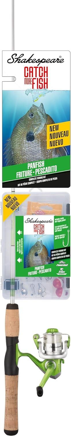 image:imageShakespeare Catch More Fish Spinning Reel and Fishing Rod Combo with KitPanfish