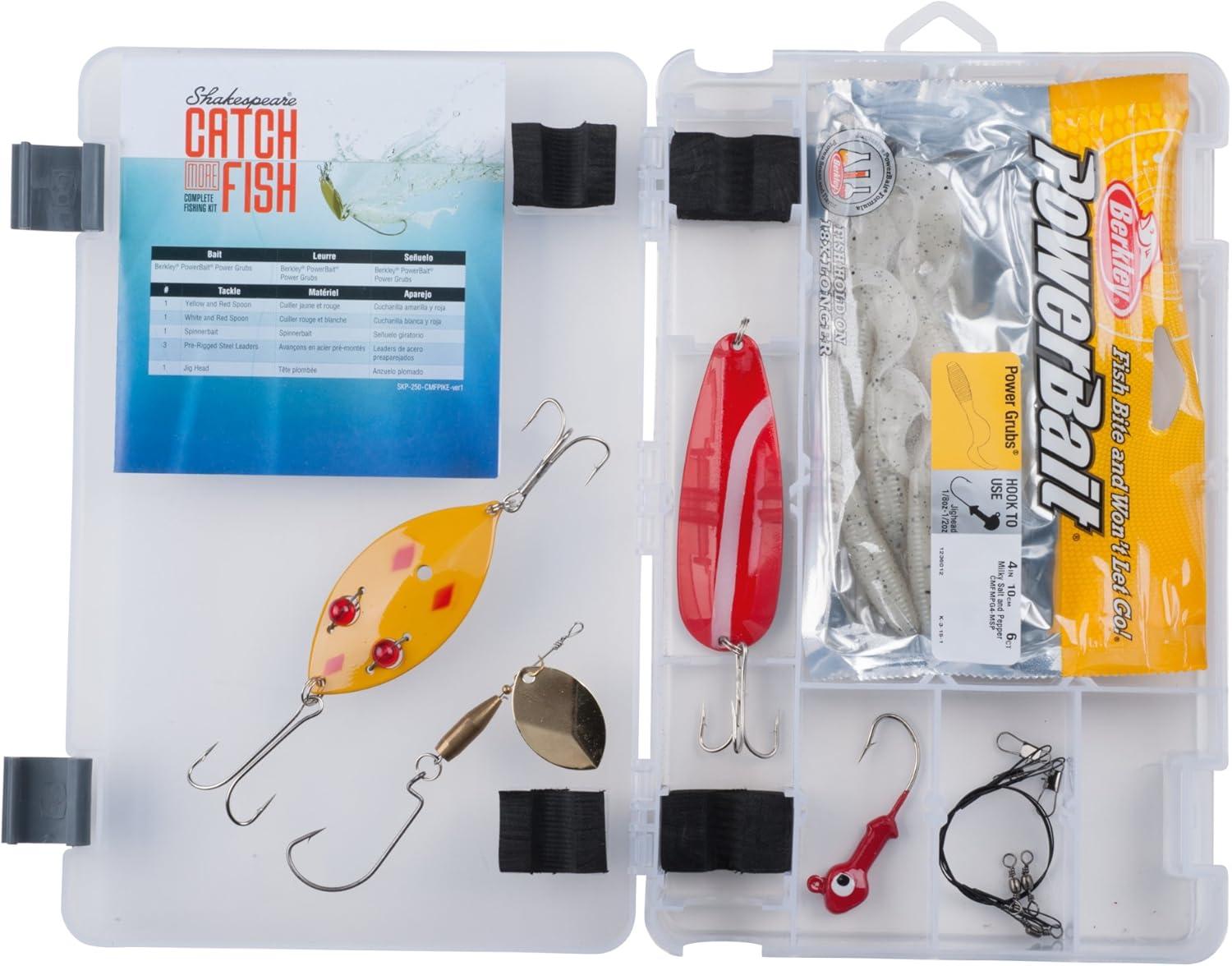 image:imageShakespeare Catch More Fish Spinning Reel and Fishing Rod Combo with KitPike
