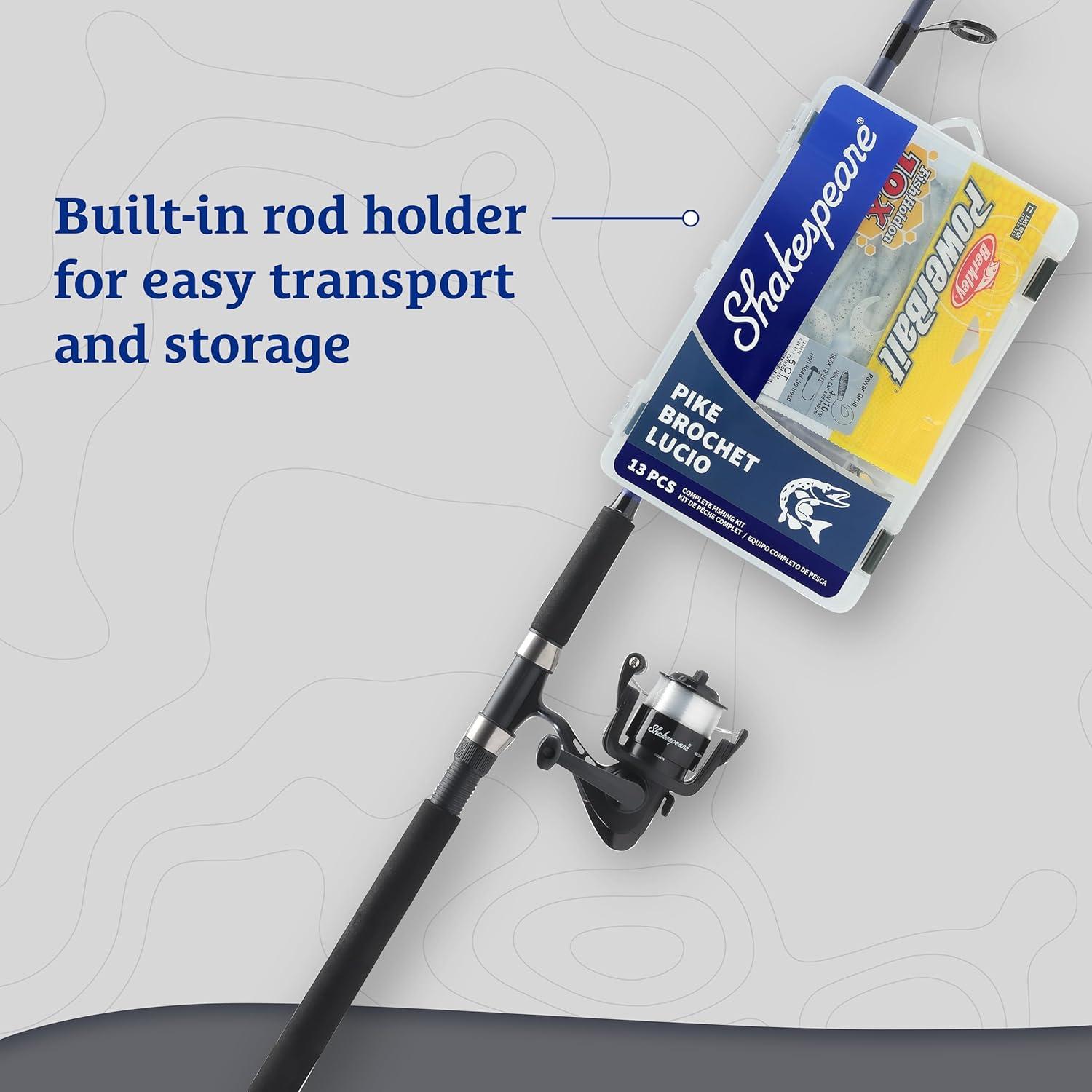 image:imageShakespeare Catch More Fish Spinning Reel and Fishing Rod Combo with KitPike