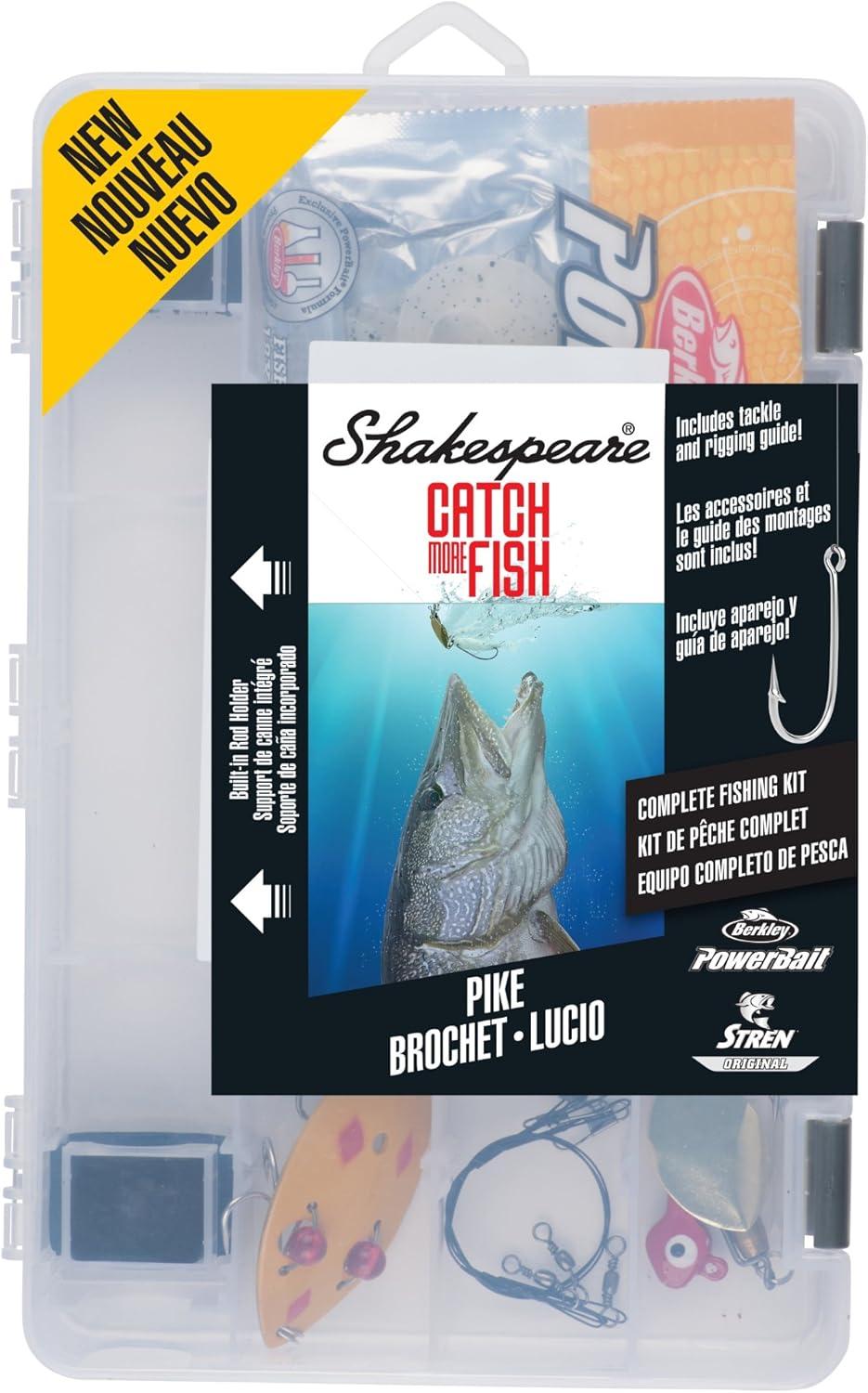 image:imageShakespeare Catch More Fish Spinning Reel and Fishing Rod Combo with KitPike