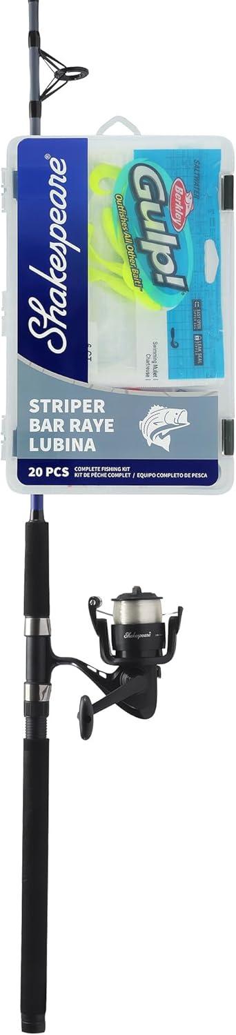 image:imageShakespeare Catch More Fish Spinning Reel and Fishing Rod Combo with KitStriper