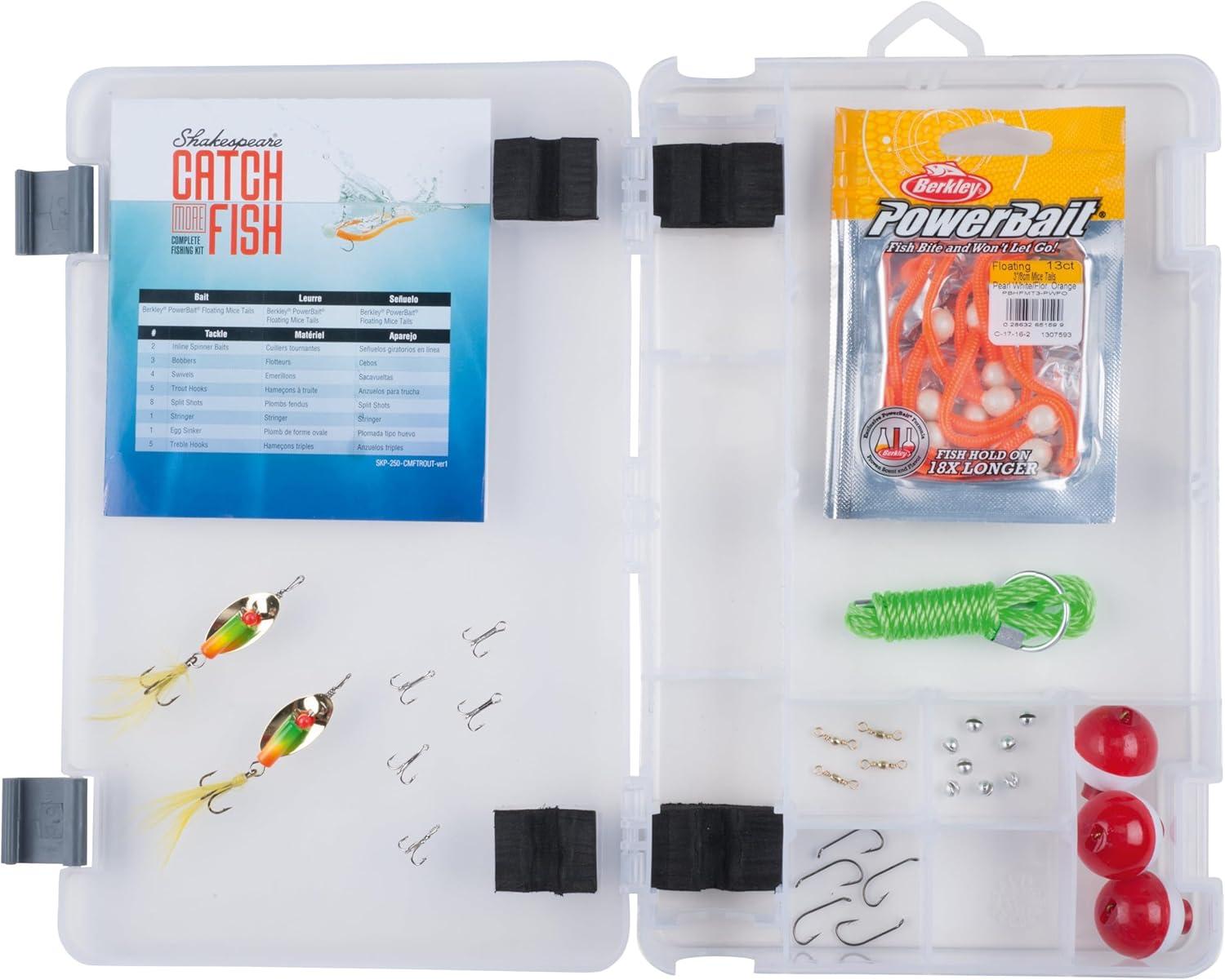 image:imageShakespeare Catch More Fish Spinning Reel and Fishing Rod Combo with KitTrout West