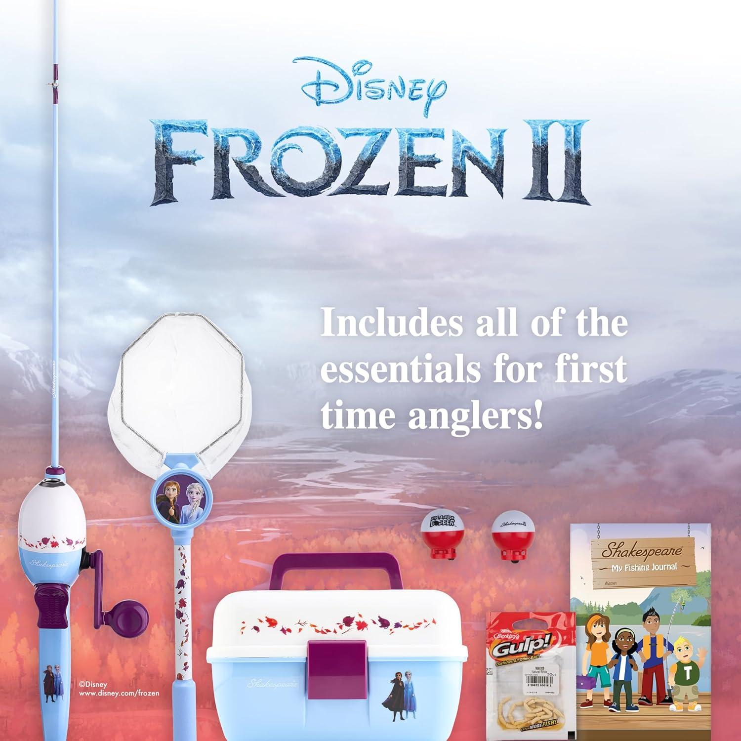 image:imageShakespeare Youth Fishing Reel and Rod ComboDisney Frozen 7 pc Kit