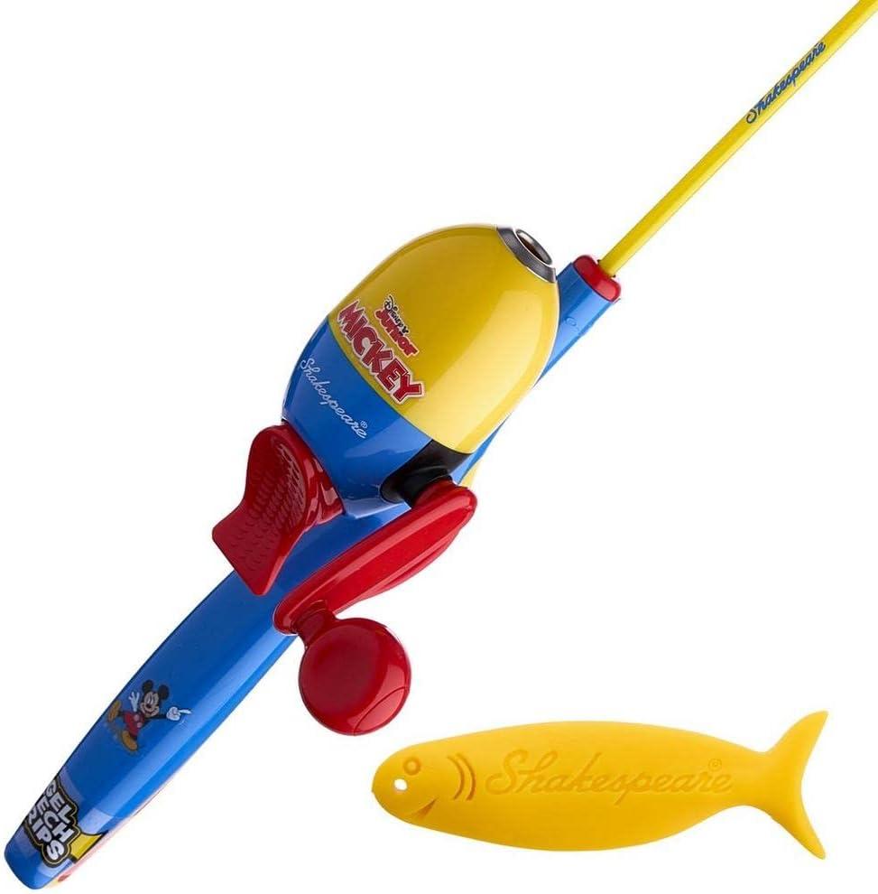 image:imageShakespeare Youth Fishing Reel and Rod ComboDisney Mickey Beginner