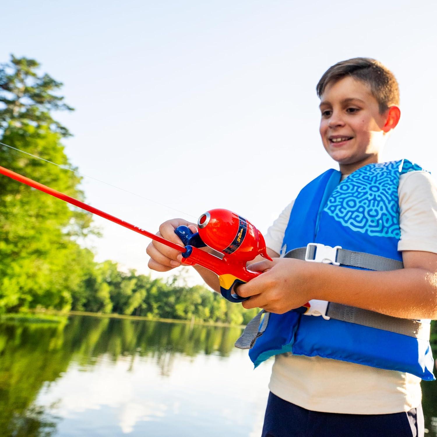 image:imageShakespeare Youth Fishing Reel and Rod ComboMarvel SpiderMan Beginner
