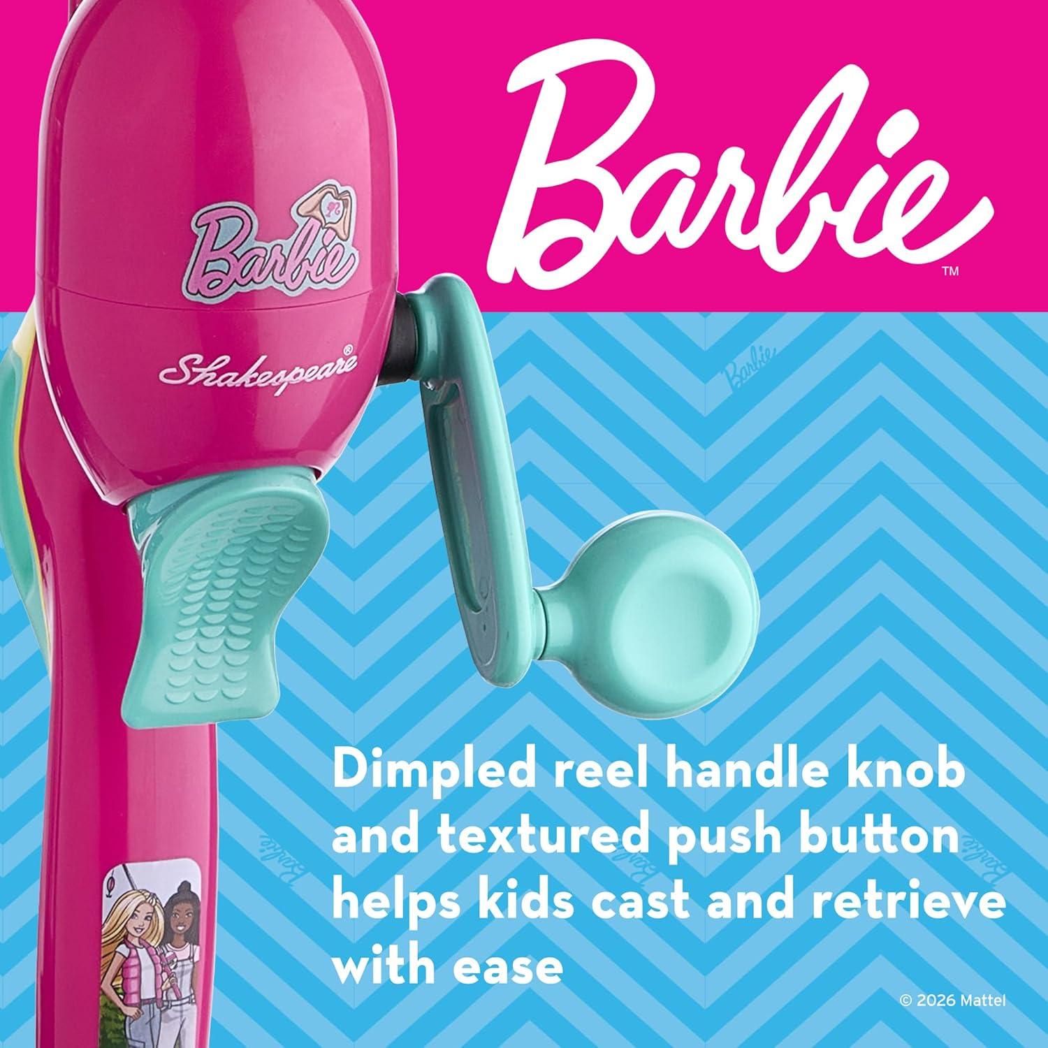 image:imageShakespeare Youth Fishing Reel and Rod ComboMattel Barbie 7pc Kit