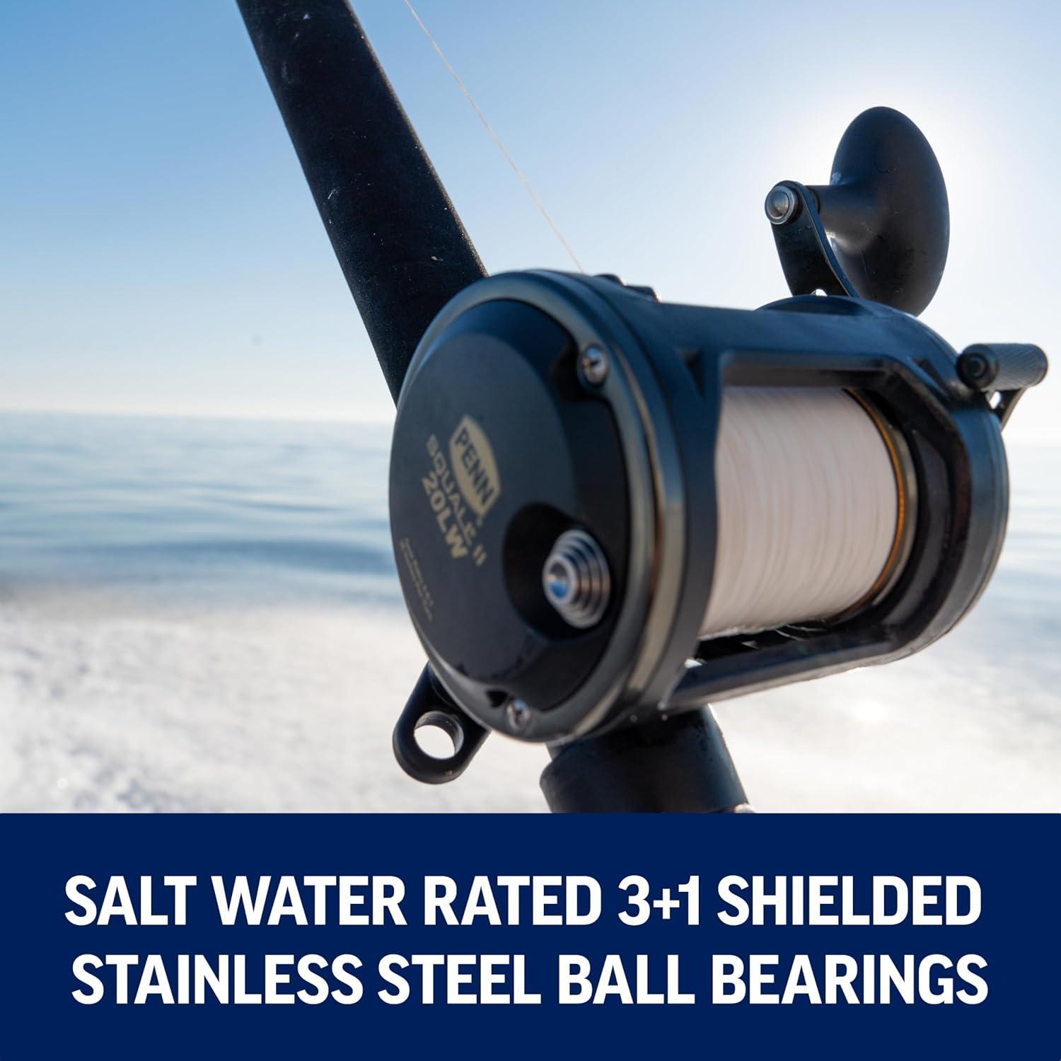 image:imageSquall II Level Wind Conventional Reel and Fishing Rod ComboSquall II Level Wind