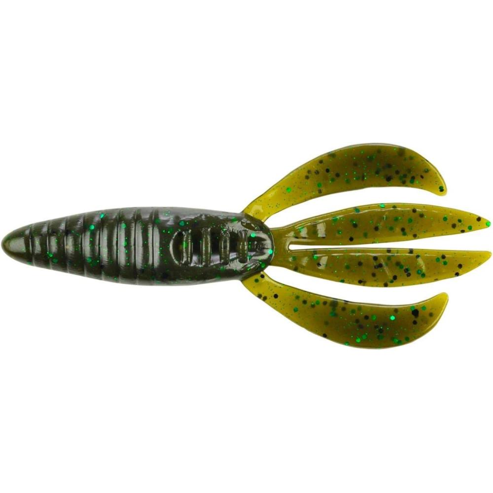 image:imageBerkley PowerBait Pit Boss Fishing Soft BaitGreen Pumpkin Green