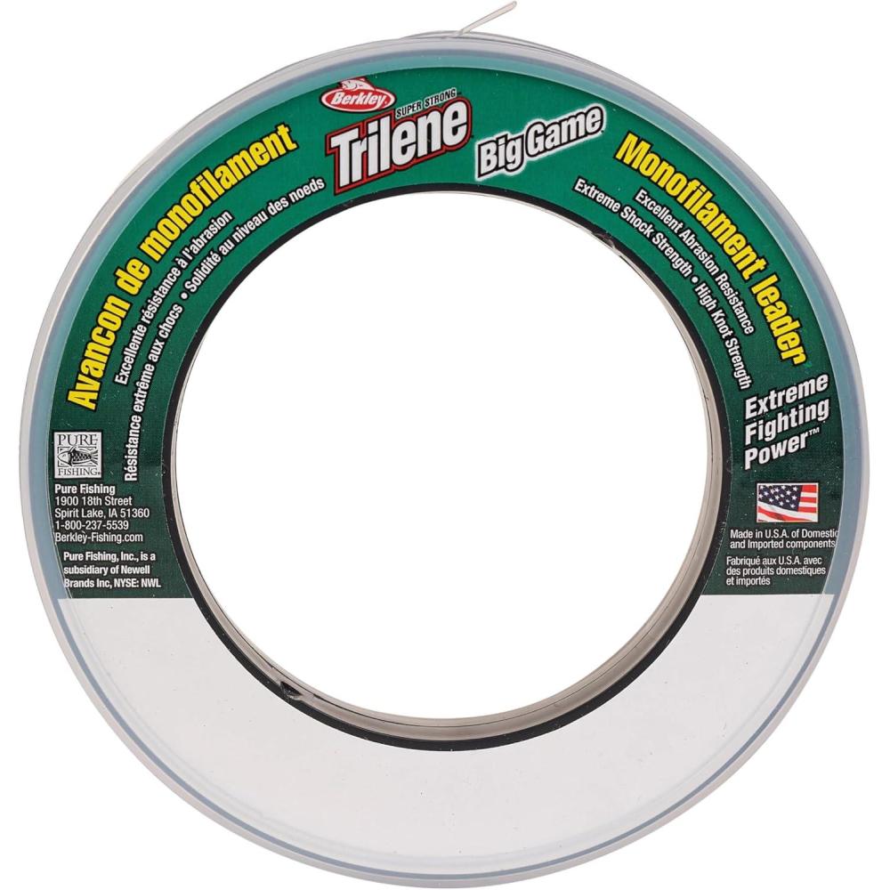 image:imageBerkley Trilene Big Game Monofilament Fishing LineClear Mono Leader