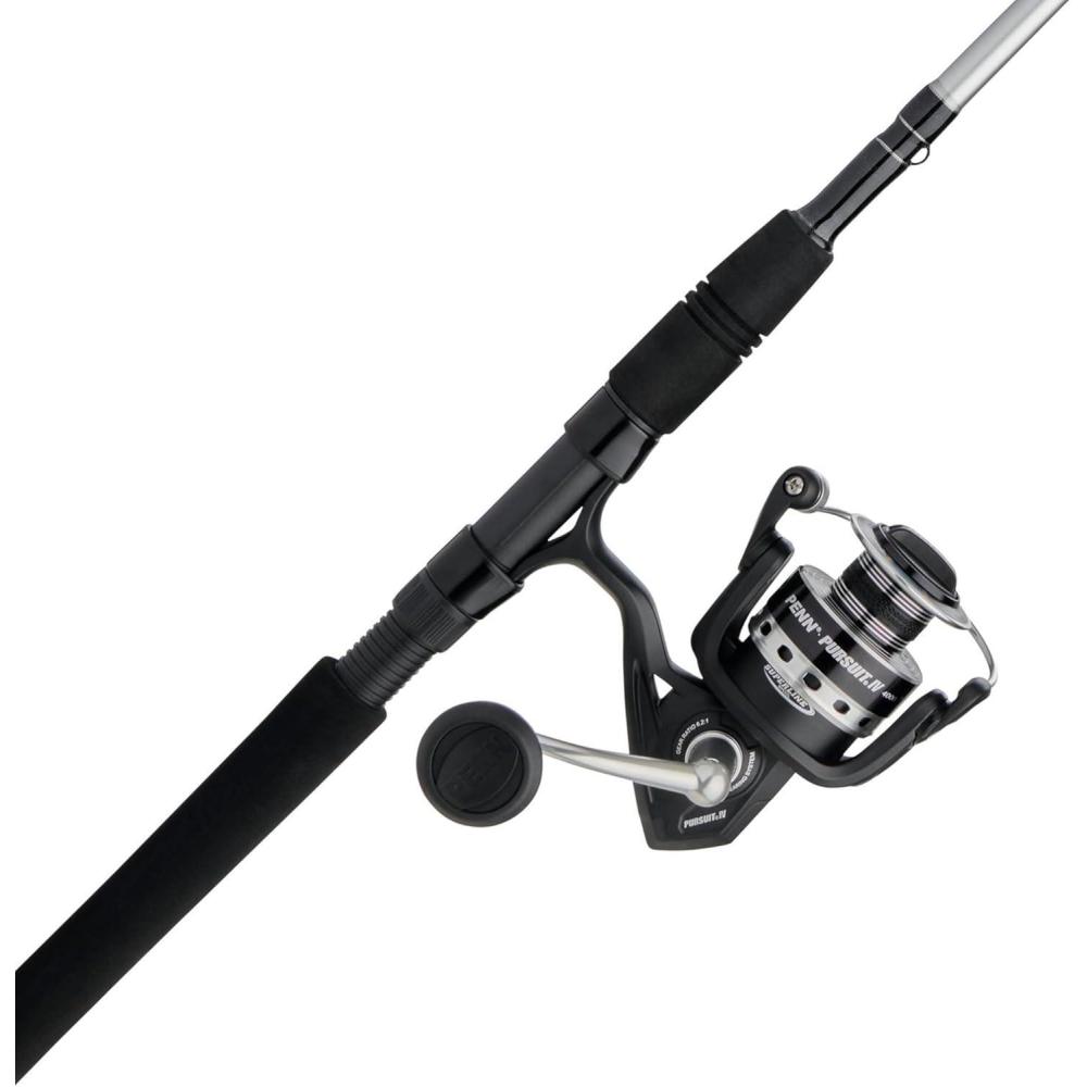 image:imagePENN Pursuit III amp Pursuit IV Spinning Reel and Fishing Rod Combo4000 Size Reel 7 Medium 1pc
