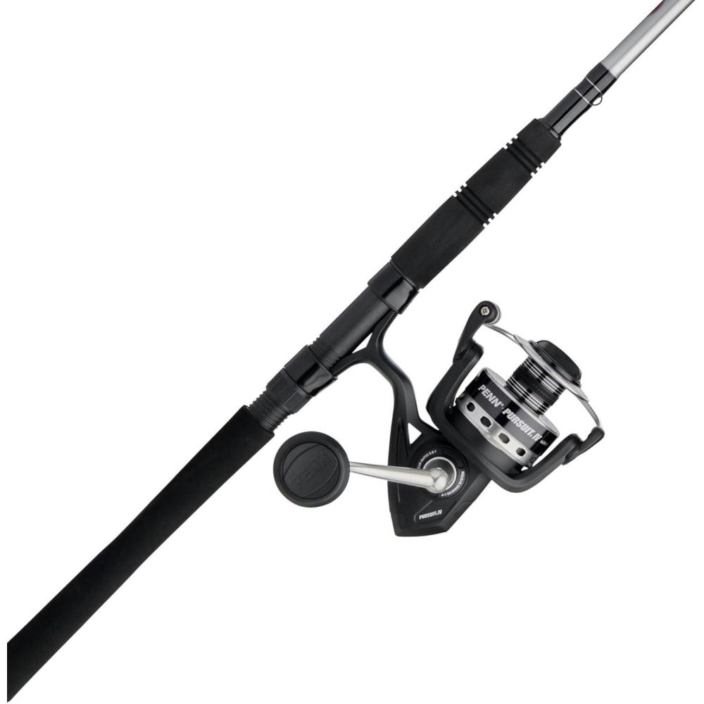 image:imagePENN Pursuit III amp Pursuit IV Spinning Reel and Fishing Rod Combo6000 Size Reel 7 Medium Heavy 1pc