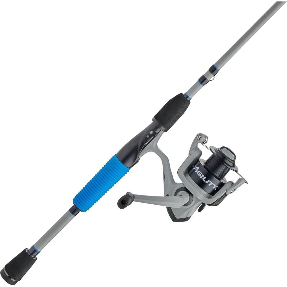 image:imageShakespeare Agility GelTech Spinning Reel and Fishing Rod ComboBlue