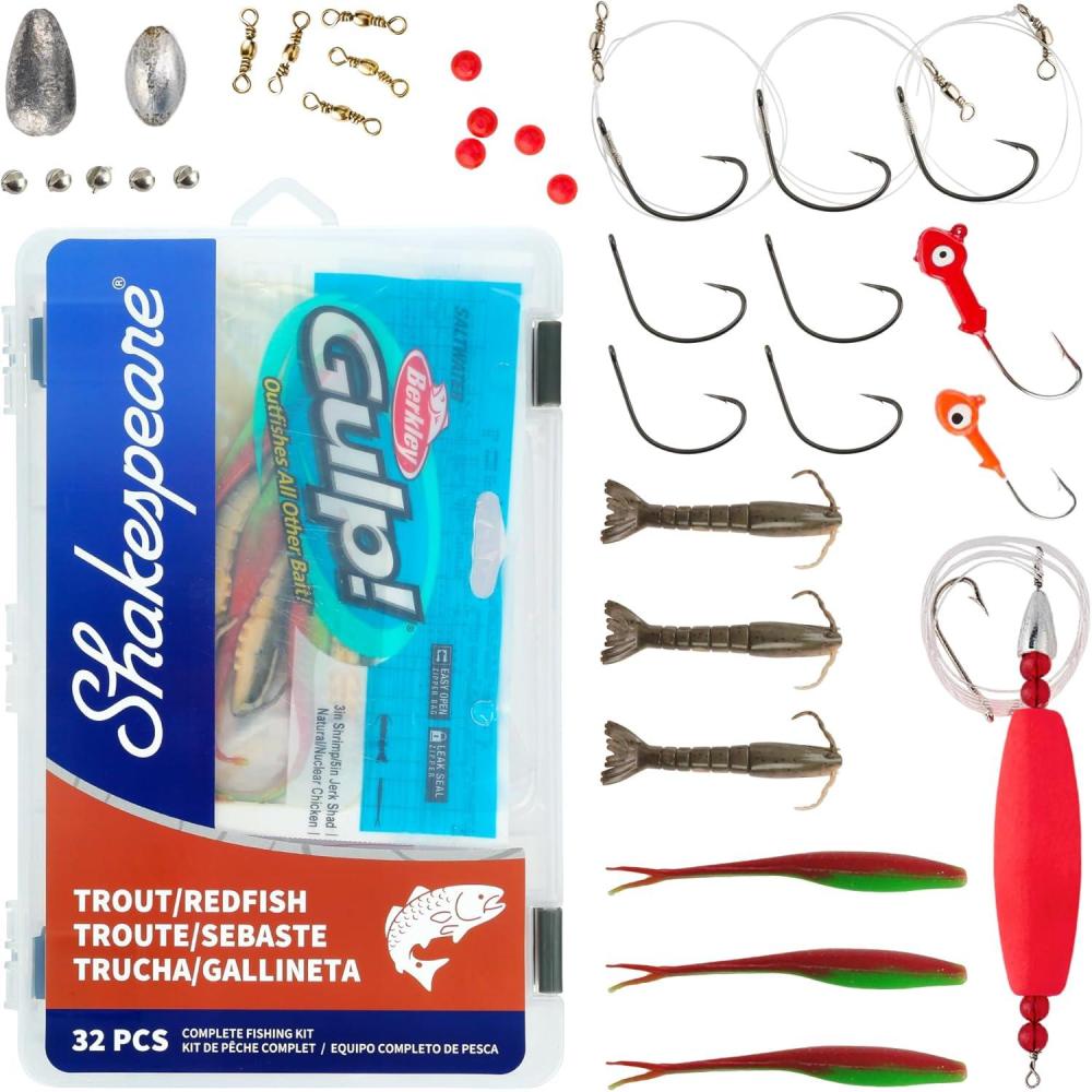 image:imageShakespeare Catch More Fish Fishing Tackle KitRedfishTrout