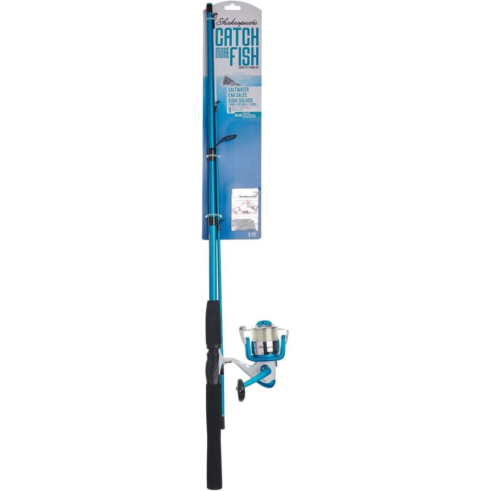 image:imageShakespeare Catch More Fish Spinning Reel and Fishing Rod Combo with KitSaltwater
