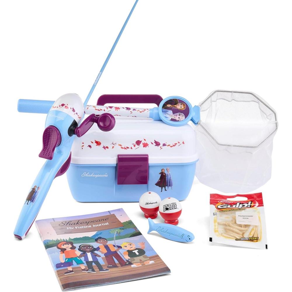 image:imageShakespeare Youth Fishing Reel and Rod ComboDisney Frozen 7 pc Kit