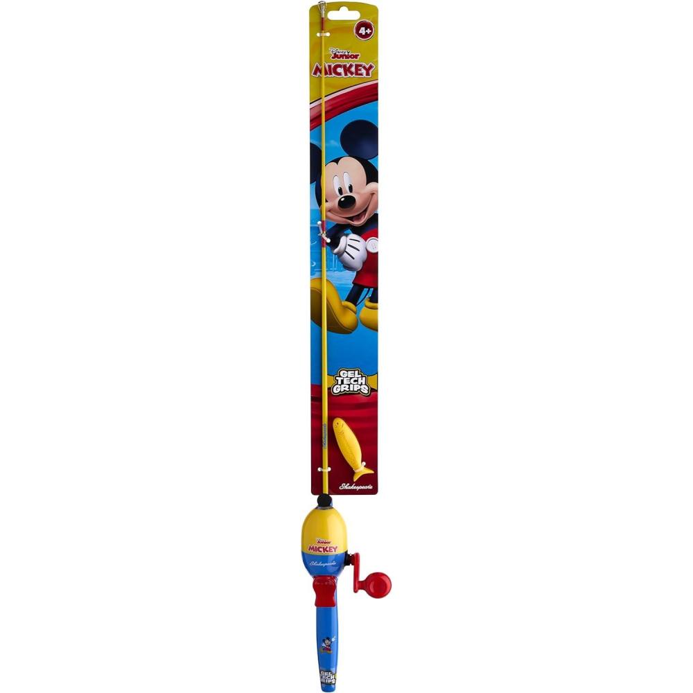 image:imageShakespeare Youth Fishing Reel and Rod ComboDisney Mickey Beginner