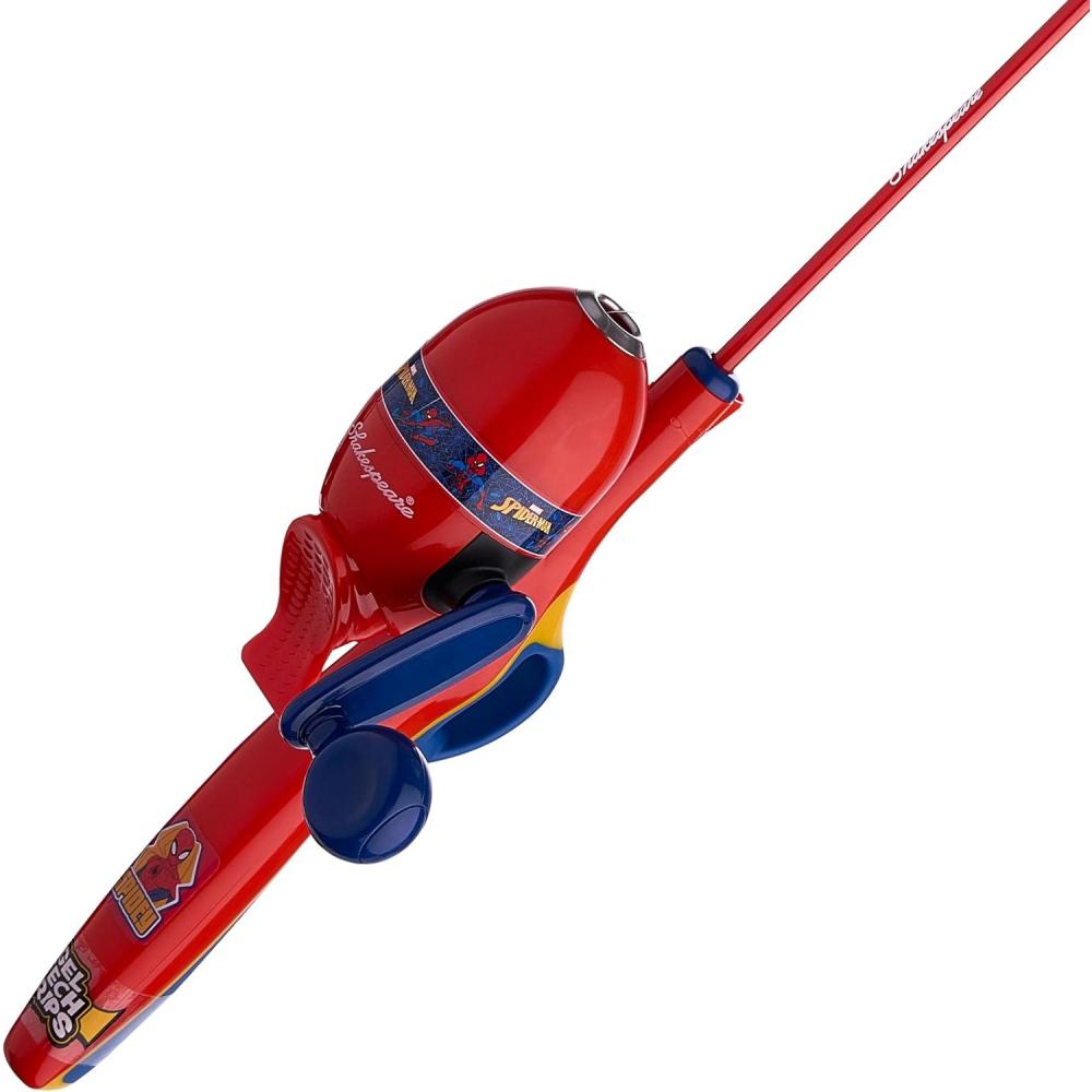 image:imageShakespeare Youth Fishing Reel and Rod ComboMarvel SpiderMan Beginner