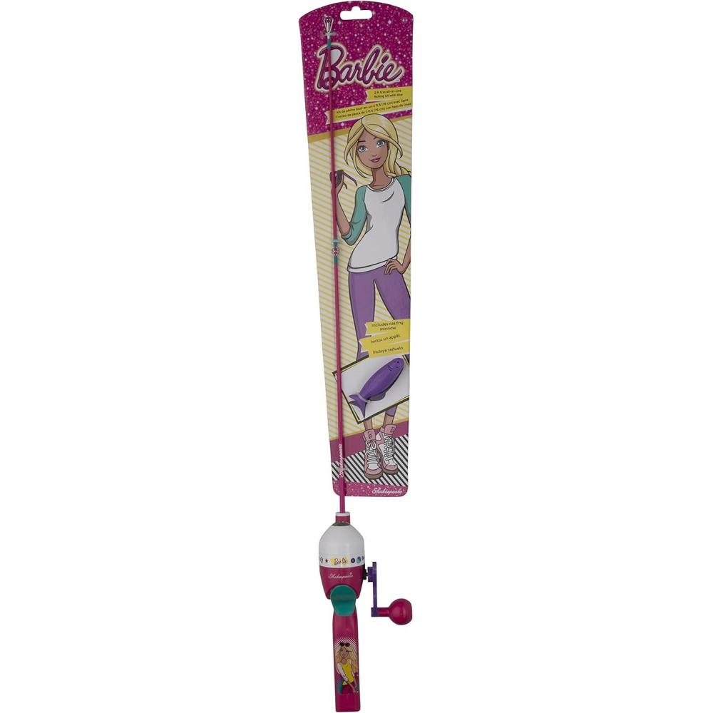 image:imageShakespeare Youth Fishing Reel and Rod ComboMattel Barbie