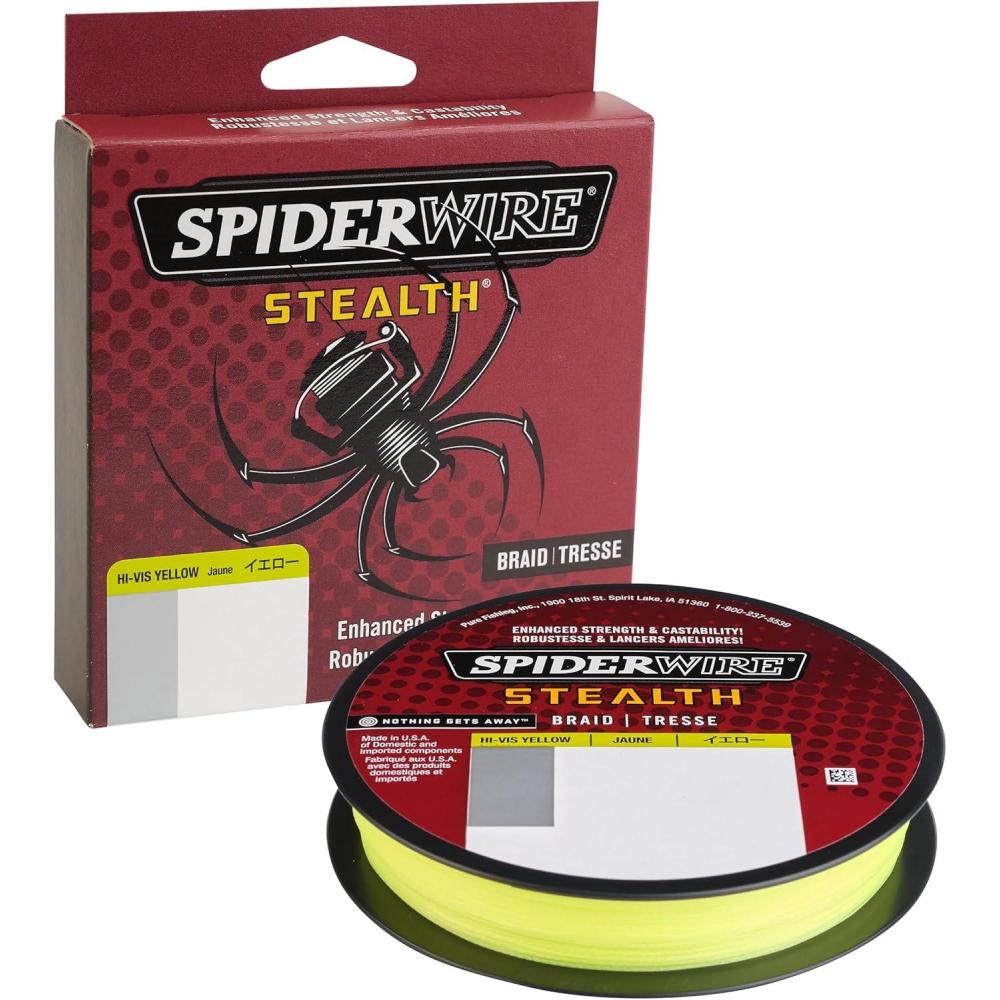image:imageSpiderwire Stealth Braid 3000 YardsHi Vis Yellow