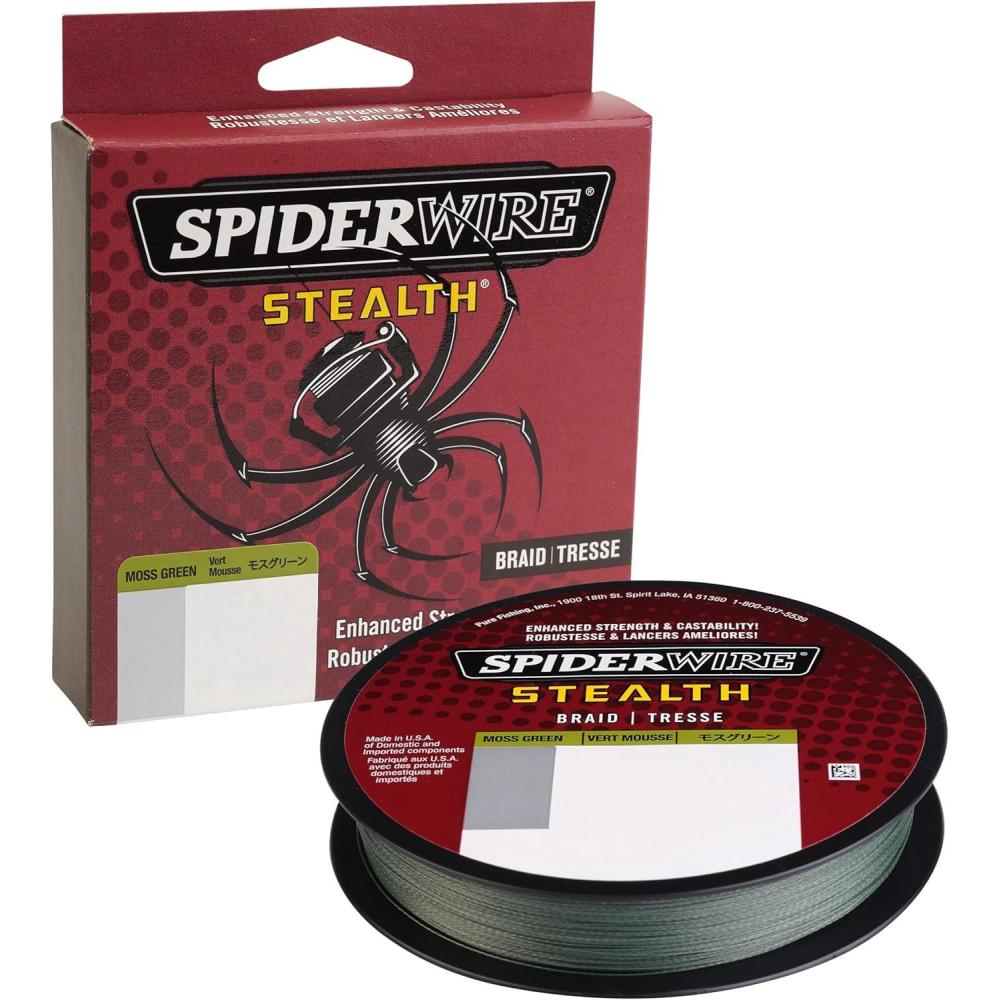 image:imageSpiderwire Stealth Braid 3000 YardsMoss Green