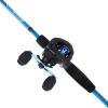 Shakespeare Agility Low Profile Baitcast Reel and Fishing Rod Combo(Old Model)