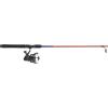 Shakespeare Catch More Fish Spinning Reel and Fishing Rod Combo with Kit(Bass)