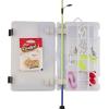 Shakespeare Catch More Fish Spinning Reel and Fishing Rod Combo with Kit(Lake/Pond – Yellow)
